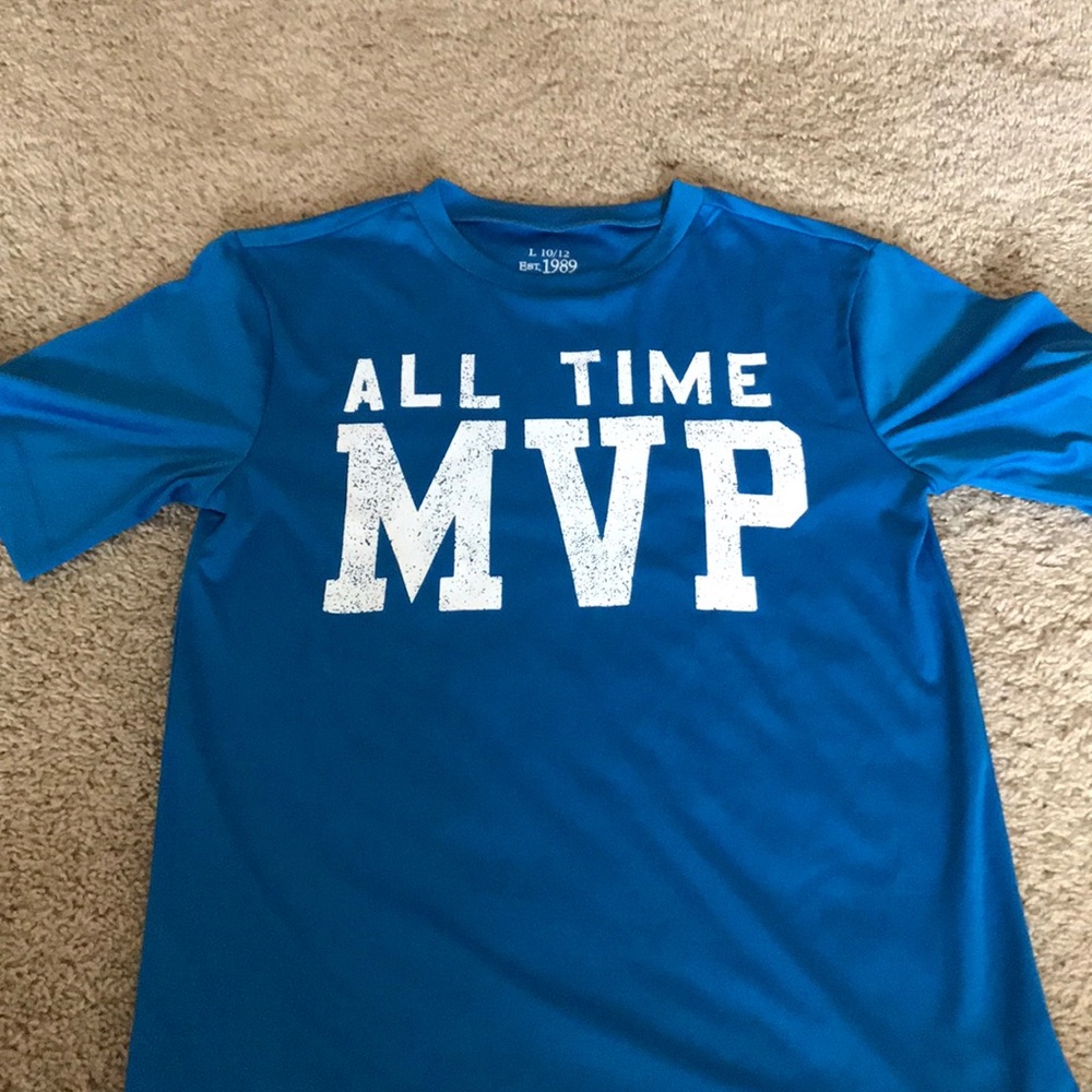 Boys blue shirt